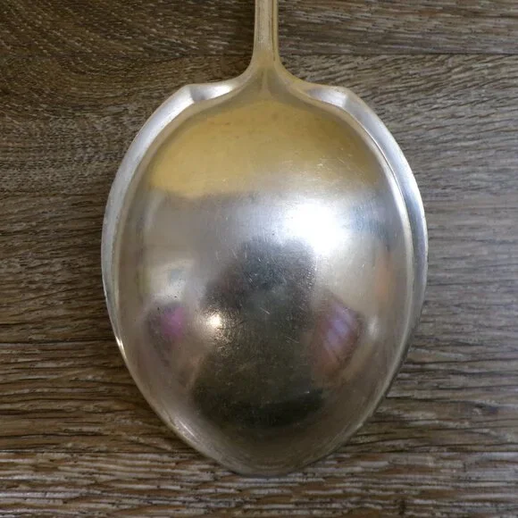 OLD COLONY 1911 Casserole Berry / Spoon 1847 Rogers Bros XS Triple Silver Plate - Picture 5 of 8